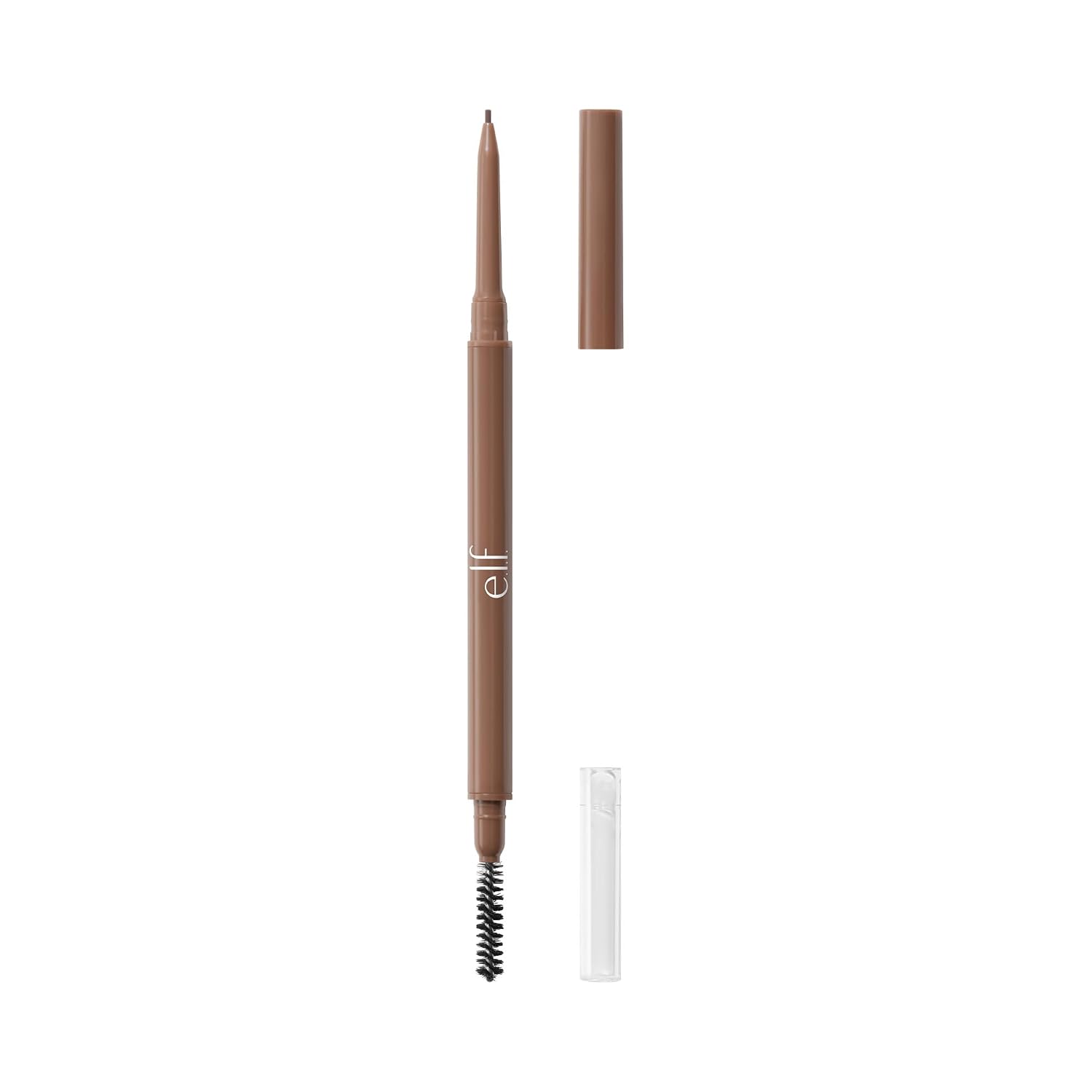 e.l.f. Micro-Fine Brow Pencil. Espresso | Waterproof Brow Color & Spoolie For Shaping Brows & Creating A Feathered Natural-Looking Finish. Vegan & Cruelty-Free