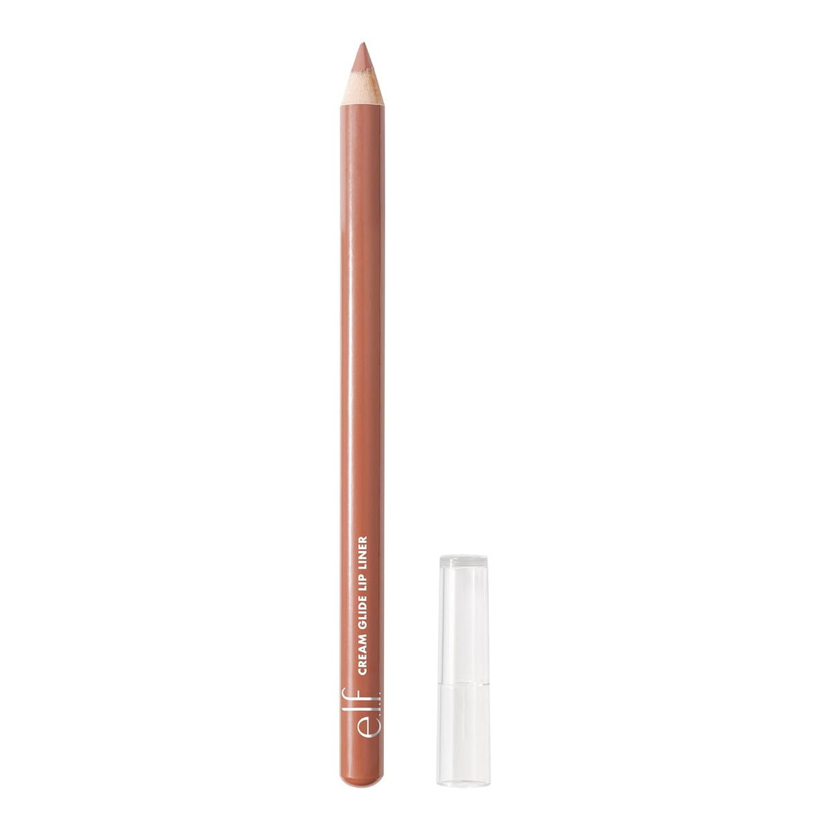 e.l.f. Cream Glide Lip Liner. Creamy High-Pigment. Baddest Beige | Semi-Matte Finish. Creamy Application. Smooth Glide Lip Pencil. Defines & Shapes. Vegan & Cruelty-Free