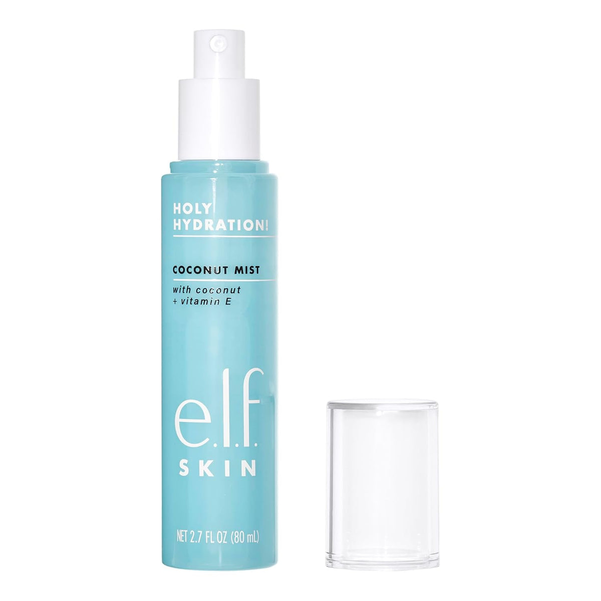 e.l.f. SKIN Holy Hydration! Hydrating Coconut Mist. Refreshes. Soothes & Invigorates Skin. Tropical Scent. 2.7 Fl Oz (Pack of 1)