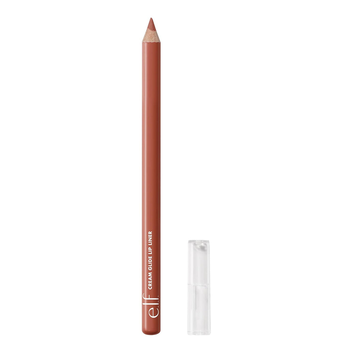 e.l.f. Cream Glide Lip Liner. Creamy High-Pigment. Baddest Beige | Semi-Matte Finish. Creamy Application. Smooth Glide Lip Pencil. Defines & Shapes. Vegan & Cruelty-Free