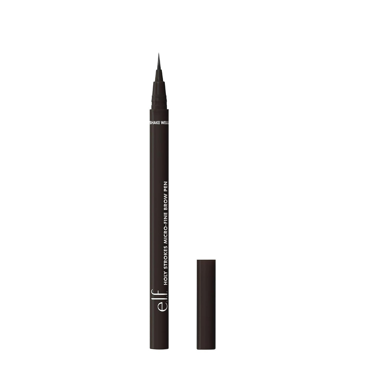 e.l.f. Holy Strokes Micro-Fine Brow Pen. Liquid Waterproof Eyebrow Makeup For Detailing & Adding Dimension. Vegan & Cruelty-Free. Dark Brown