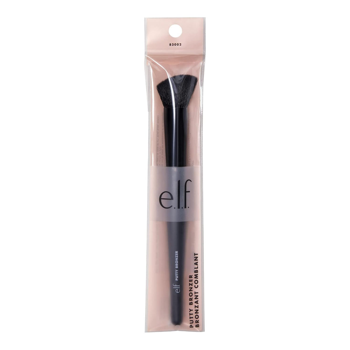 e.l.f. Putty Bronzer Brush. Angled Makeup Brush For Contour & Highlight. Made For The e.l.f. Putty Bronzer. Flawless Sanitary Application