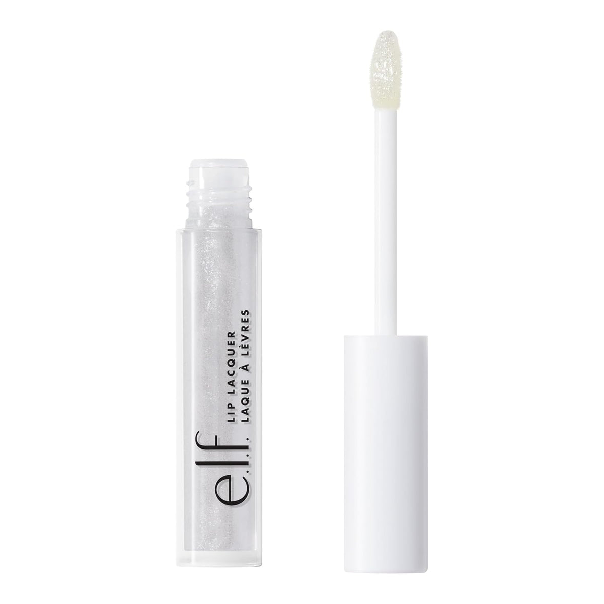e.l.f. Lip Lacquer. Clear | Hydrating Lip Gloss. Non-Sticky Ultra-Shine with Vitamin A & E. Vegan & Cruelty-Free