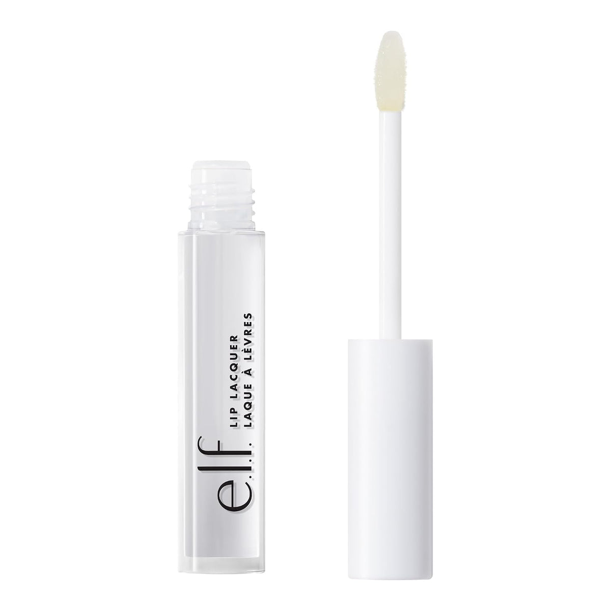 e.l.f. Lip Lacquer. Whisper Pink | Hydrating Lip Gloss. Non-Sticky Ultra-Shine with Vitamin A & E. Vegan & Cruelty-Free