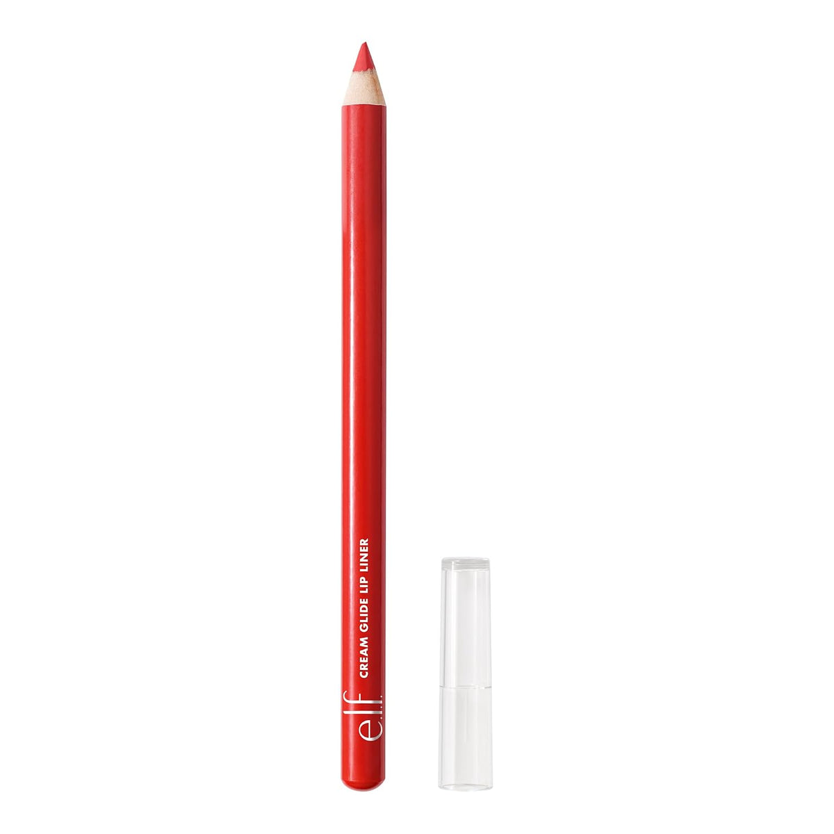 e.l.f. Cream Glide Lip Liner. Creamy High-Pigment. Red Receipt | Semi-Matte Finish. Creamy Application. Smooth Glide Lip Pencil. Defines & Shapes. Vegan & Cruelty-Free