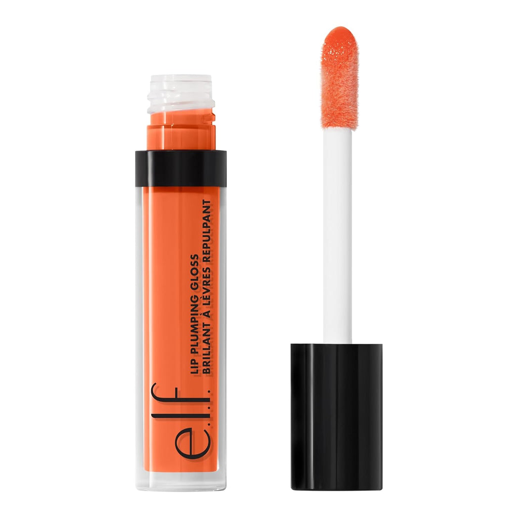 e.l.f. Lip Plumping Gloss. Praline | High-Shine Sheer Color. Hydrates & Creates Fuller Lips With Vitamin E. Vegan & Cruelty-Free. Praline. 0.09 Fl Oz