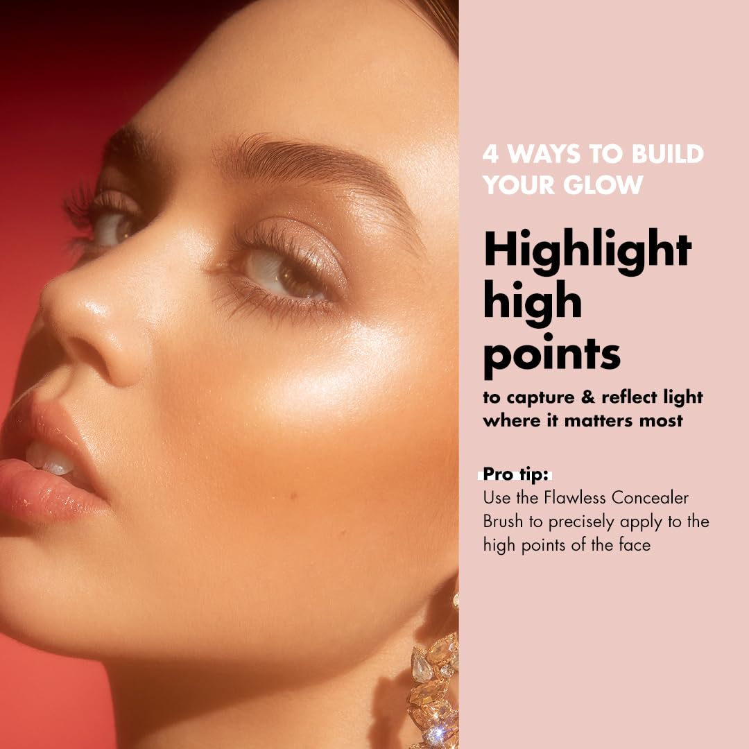 e.l.f. Halo Glow Liquid Filter. Hydrating Complexion Boost. 0.5 Fair | Soft Focus. Luminous Natural Glow for Face & Body. Infused with Hyaluronic Acid & Squalene. Vegan & Cruelty-Free