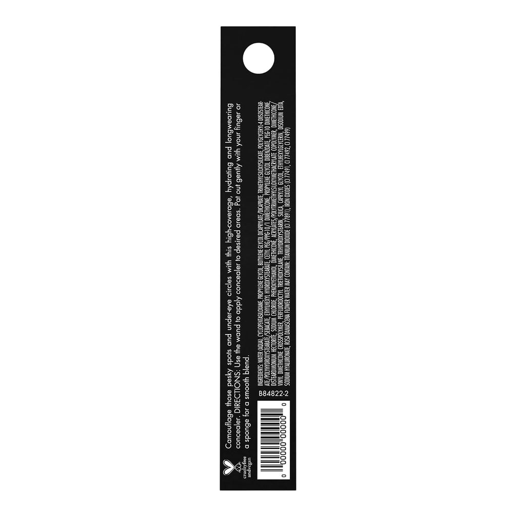 e.l.f. Hydrating Camo Concealer. Full Coverage. Medium Peach | Satin Finish. Under-Eye & Blemish Coverage. Hydrating Formula. Long-Lasting Wear. Non-Creasing. Vegan & Cruelty-Free