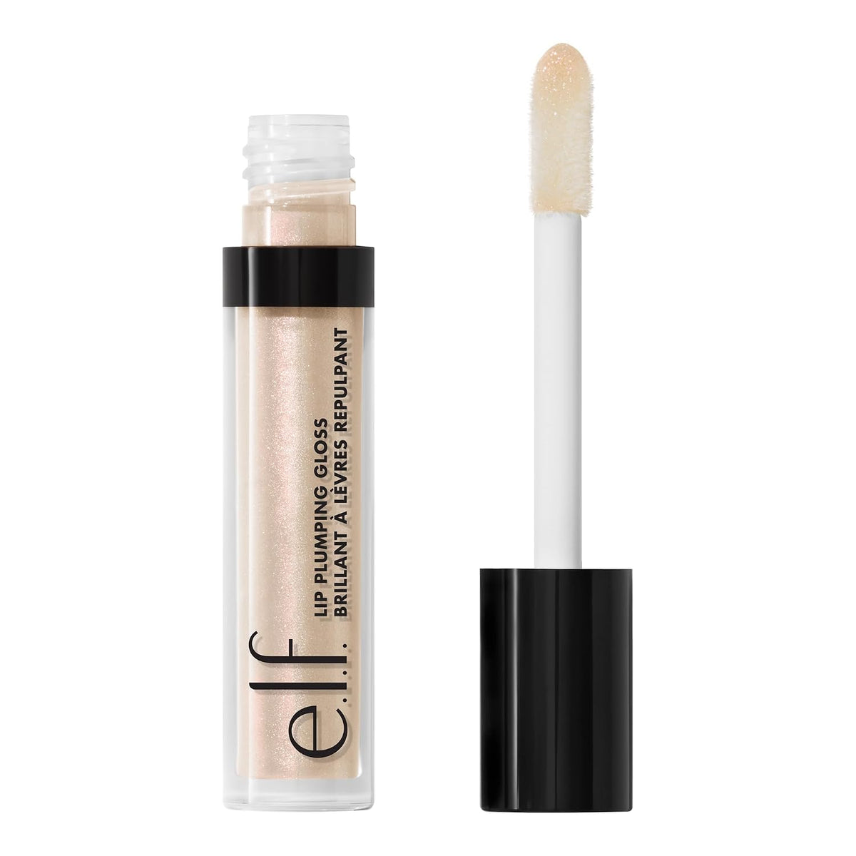 e.l.f. Lip Plumping Gloss. Sparkling Rosé | High-Shine Sheer Color. Hydrates & Creates Fuller Lips With Vitamin E. Vegan & Cruelty-Free. Sparkling Rosé. 0.09 Fl Oz
