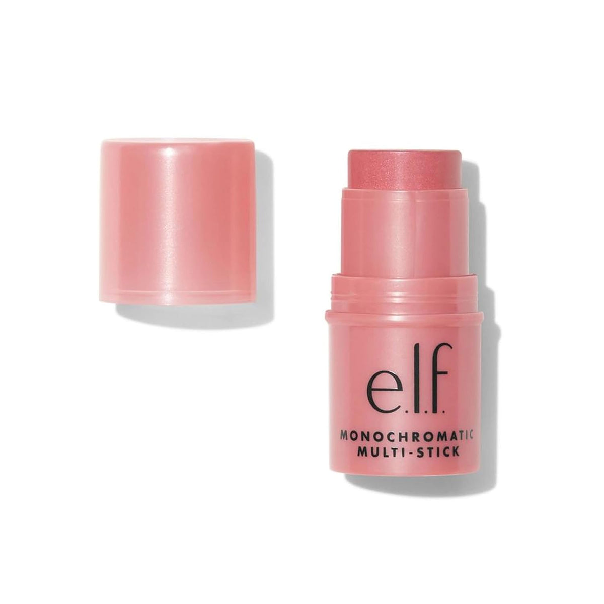 e.l.f. Monochromatic Multi Stick. Travel-Sized Luxuriously Creamy & Blendable Color For Eyes. Lips & Cheeks. Vegan & Cruelty-Free. Luminous Berry. 0.17 Oz