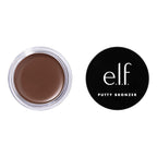 e.l.f. Putty Bronzer. Creamy & Highly Pigmented Formula. Creates a Long-Lasting Bronzed Glow. Infused with Argan Oil & Vitamin E. Golden Daze. 0.35 Oz (10g)