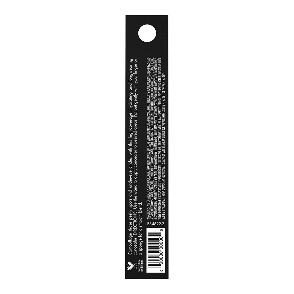 e.l.f. 16HR Camo Concealer. Full Coverage. Matte Finish Under-Eye & Blemish Corrector. Hydrating Formula. 16-Hour Crease-Resistant Wear. Rich Chocolate