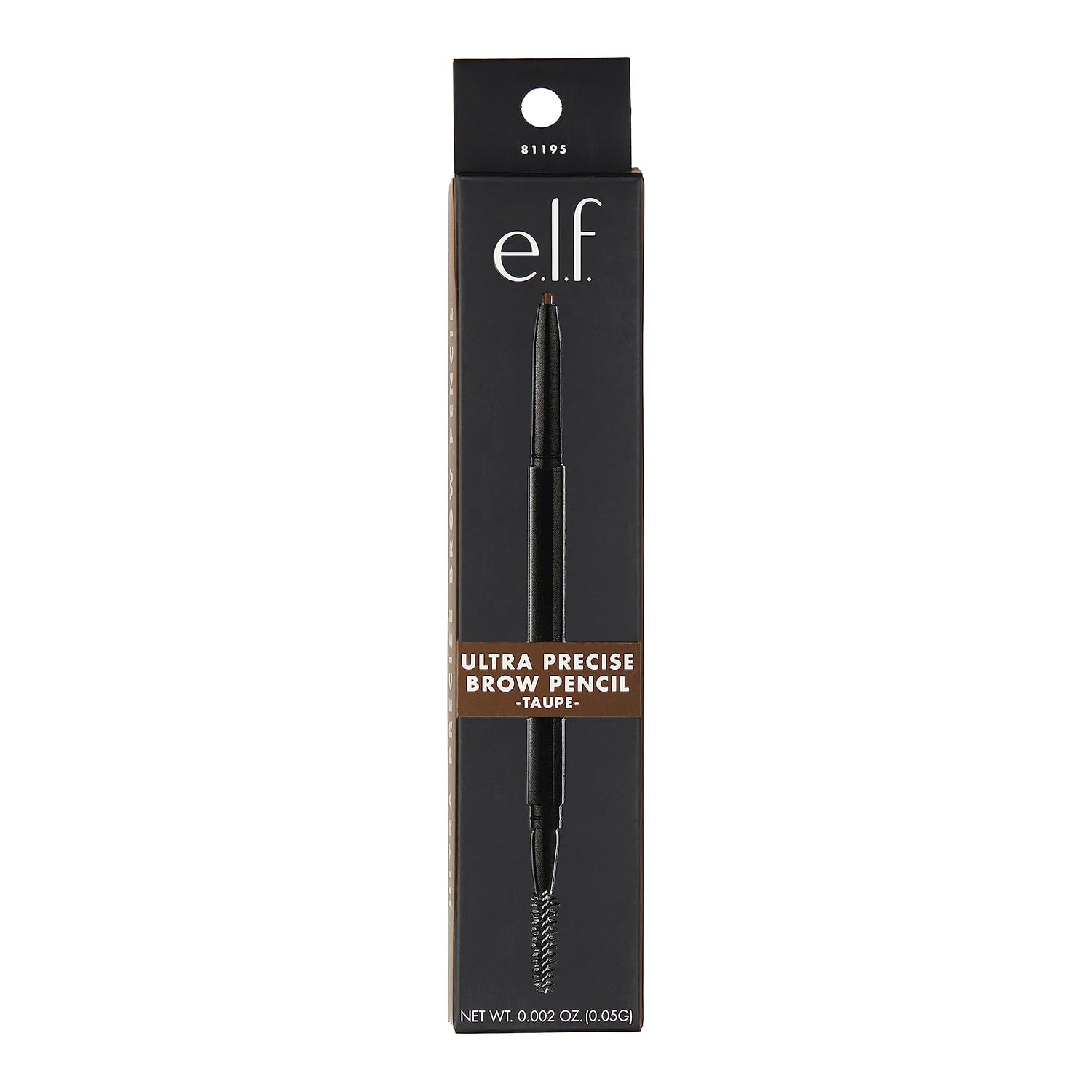 e.l.f. Ultra Precise Brow Pencil. Dual-Ended. Ultra Fine Tip Defines & Fills Eyebrows. Creamy Formula. Vegan & Cruelty-Free. Taupe