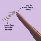 e.l.f. Micro-Fine Brow Pencil. Auburn | Waterproof Brow Color & Spoolie For Shaping Brows & Creating A Feathered Natural-Looking Finish. Vegan & Cruelty-Free