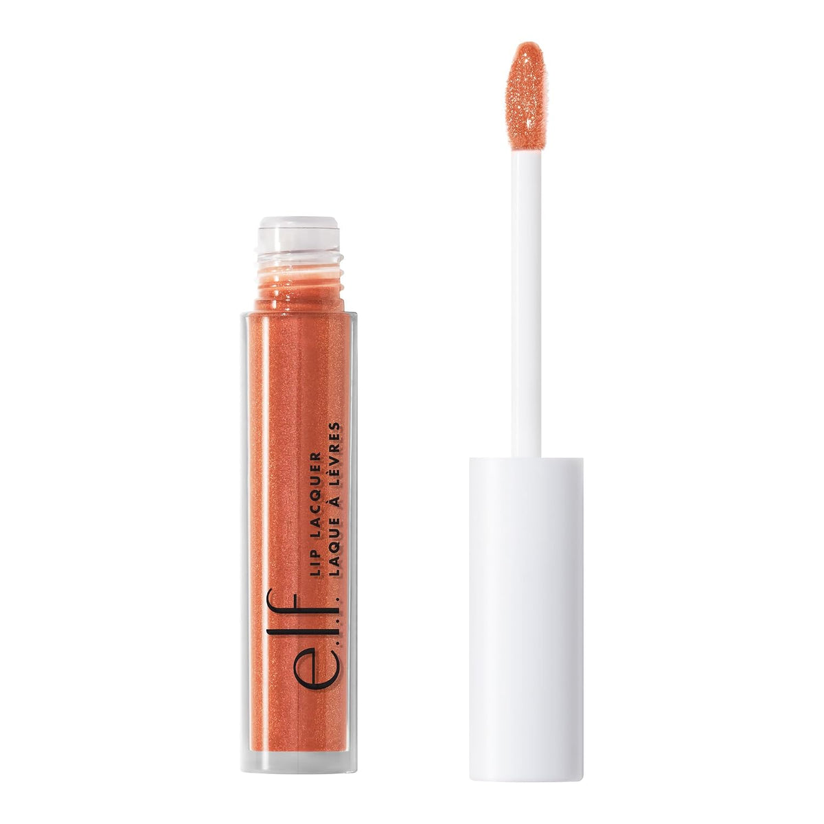 e.l.f. Lip Lacquer. Clear | Hydrating Lip Gloss. Non-Sticky Ultra-Shine with Vitamin A & E. Vegan & Cruelty-Free