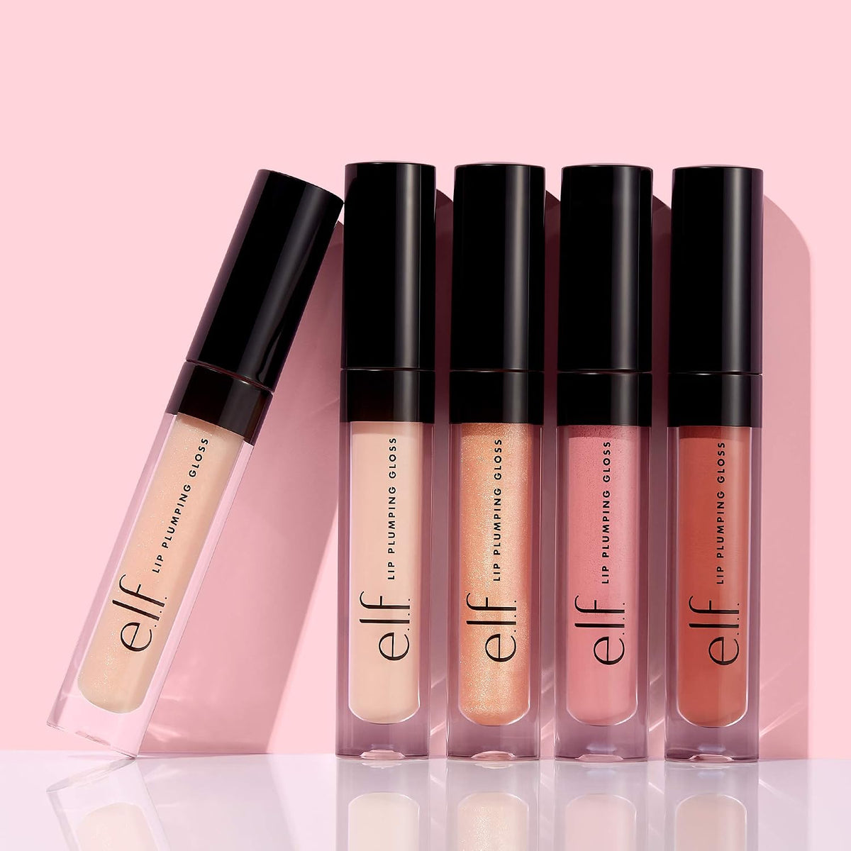 e.l.f. Lip Plumping Gloss. Pink Cosmo | High-Shine Sheer Color. Hydrates & Creates Fuller Lips With Vitamin E. Vegan & Cruelty-Free. Pink Cosmo. 0.09 Fl Oz