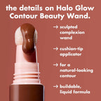 e.l.f. Halo Glow Contour Beauty Wand. Deep/Rich | Liquid Contour Wand For A Naturally Sculpted Look. Buildable Formula. Vegan & Cruelty-free