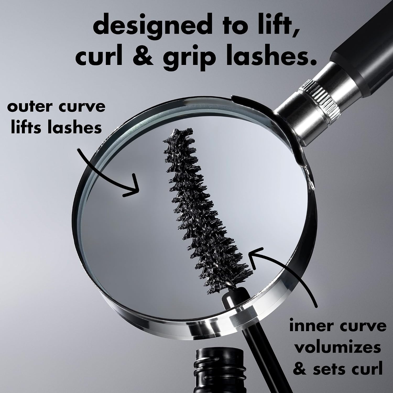 e.l.f. Lash XTNDR Tubing Mascara. Lengthening & Extends. Pitch Black | Buildable Lash Lift. Dramatic Look. Smudge-Resistant for All-Day Wear. Vegan & Cruelty-Free