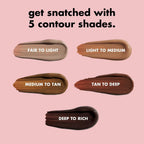 e.l.f. Halo Glow Contour Beauty Wand. Medium/Tan | Liquid Contour Wand For A Naturally Sculpted Look. Buildable Formula. Vegan & Cruelty-free
