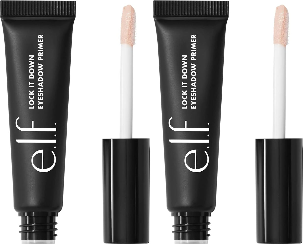 e.l.f. Lock It Down Eyeshadow Primer | Smooth Creamy Eye Makeup Primer For Long-Lasting Eyeshadow. Intensifies Color. Helps Prevent Creasing. Vegan & Cruelty-Free