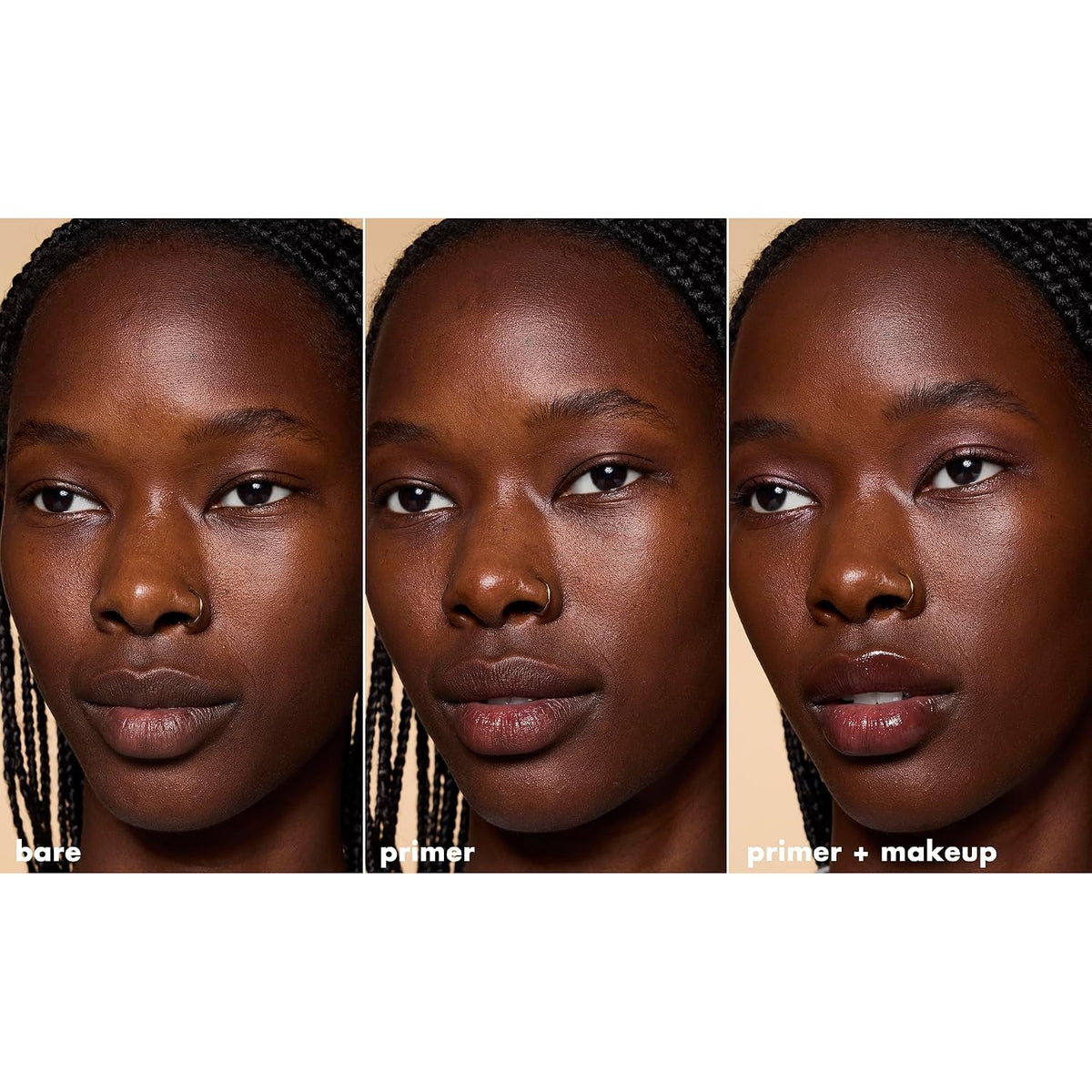 e.l.f. Hydrating Face Primer. Moisturizing Makeup Base. Smooths Pores & Fine Lines. Long-Lasting Wear. Preps Skin for Foundation Application. Large