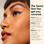 e.l.f. Camo CC Cream. SPF 30 Color-Correcting Medium-To-Full Coverage Face Foundation. Delivers An Airbrushed Finish. Vegan & Cruelty-Free. Fair 150 C
