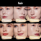 e.l.f. Soft Glam Satin Foundation. Medium Coverage. 13 Fair Neutral | Satin Finish. Long-Lasting Wear. Hydrating Hyaluronic Acid & Hibiscus Complex. Blurs Pores. Lightweight. Vegan & Cruelty-Free