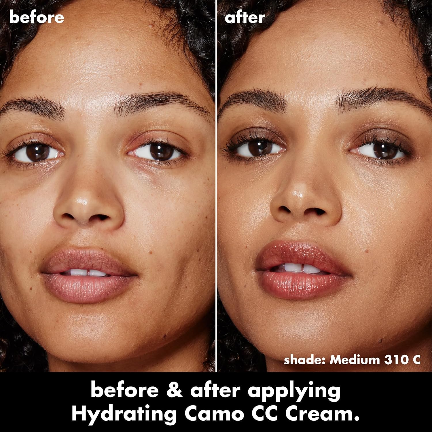 e.l.f. Hydrating Camo CC Cream. Medium 310 C | SPF 30. Color Correcting Full Coverage Foundation For A Dewy Finish. Vegan & Cruelty-Free