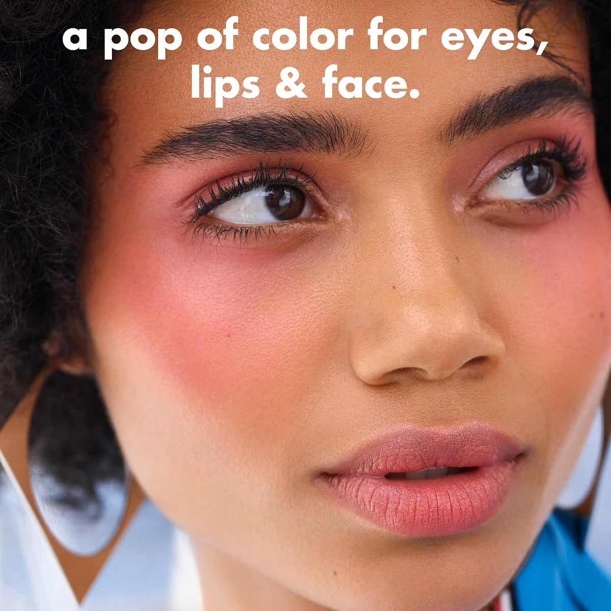 e.l.f.. Monochromatic Multi Stick. Creamy. Lightweight. Versatile. Luxurious. Adds Shimmer. Easy To Use On The Go. Blends Effortlessly. Glistening Peach. 0.155 Oz