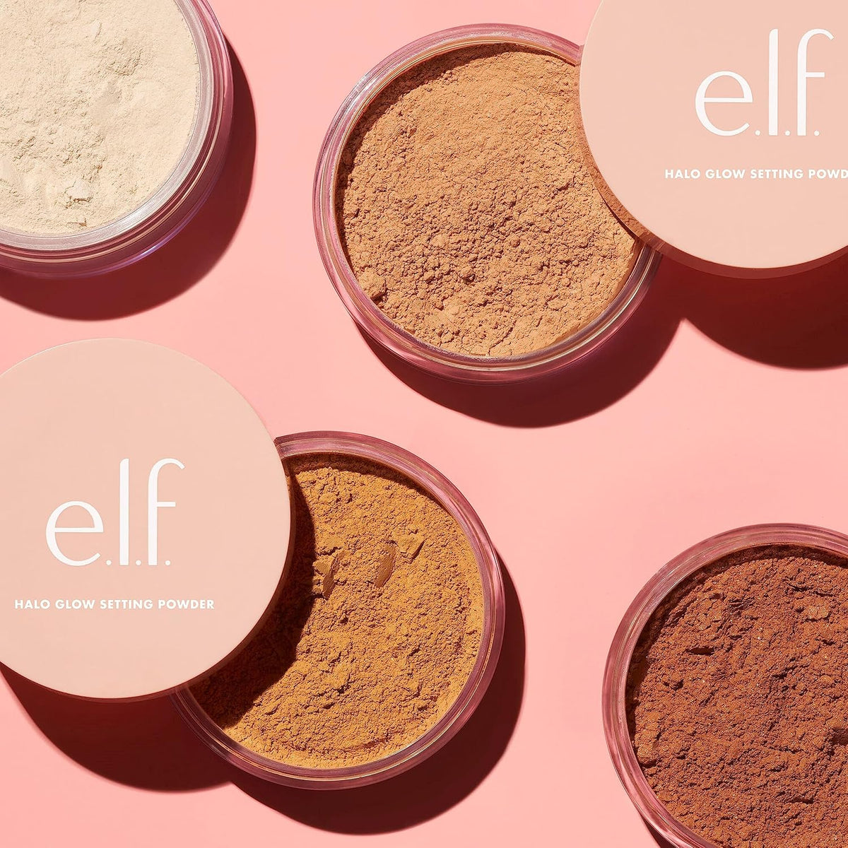 e.l.f. Halo Glow Soft Focus Setting Powder. Silky & Creates Soft Glow Without Shine. Smooths Pores & Lines. Vegan & Cruelty-Free. Medium