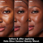 e.l.f. Halo Glow Contour Beauty Wand. Deep/Rich | Liquid Contour Wand For A Naturally Sculpted Look. Buildable Formula. Vegan & Cruelty-free