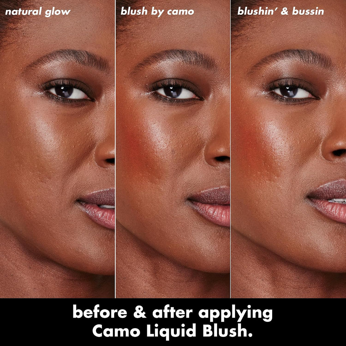 e.l.f. Camo Liquid Blush. Buildable & Blendable. Dusty Rosé | Lightweight Liquid Formula. Long-Lasting Wear. High-Pigment Color. Smooth Application. Buildable. Vegan & Cruelty-Free