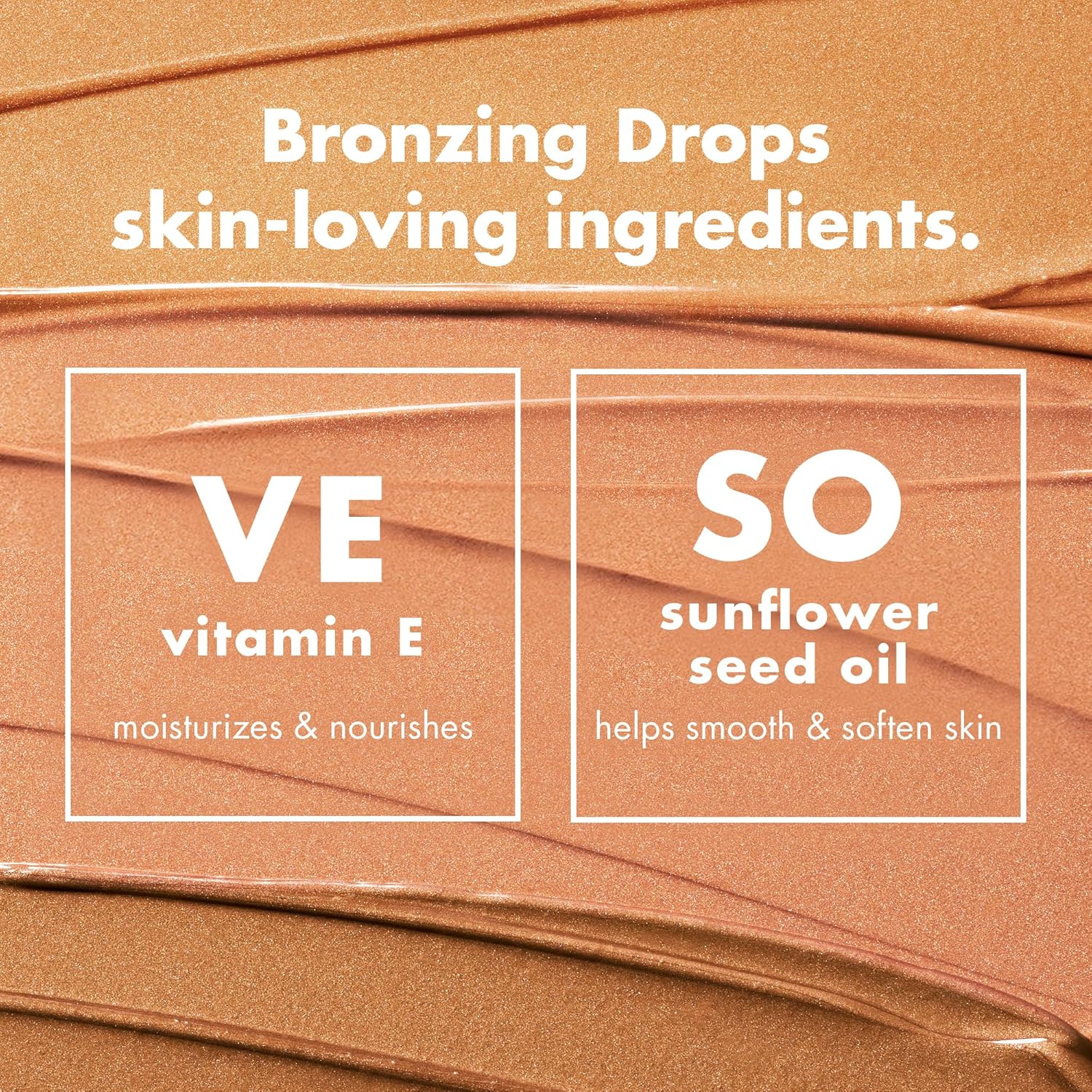 e.l.f. SKIN Bronzing Drops. Pure Gold (Golden Bronze Shimmer) | Liquid Face Tinted Serum with Vitamin E & Sunflower Oil. Shimmer Finish. Vegan & Cruelty-Free. Pure Gold